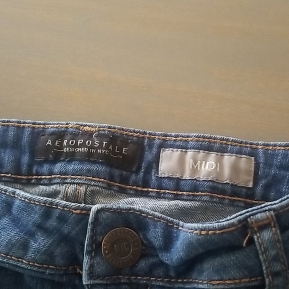 Aeropostale SERIOUSLY STRETCHY LOW-RISE RIP & REPA - Picture 2 of 4